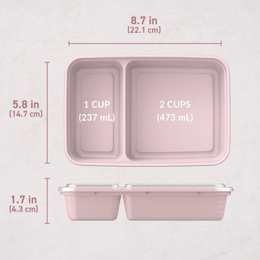 Bentgo Prep 2-Compartment Meal Prep Containers (20-Piece)